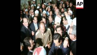 LIB  31-3-72 SADAT VISITS SHRINE IN SAUDI ARABIA