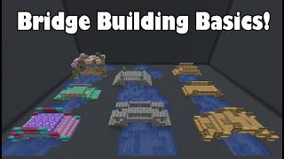 8 Easy to Build Minecraft Bridges! #minecrafttutorial