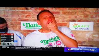 World record Hot Dog eating, Joey Jaws Chestnut world record 75 hotdogs