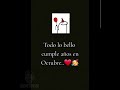 Octubre, el mes donde todos los que cumplen años se creen especiales😂…