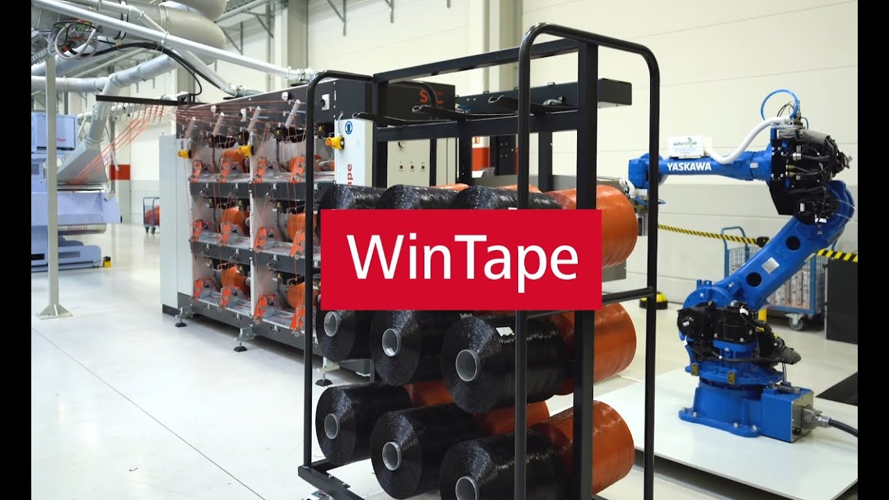 STC Spinnzwirn - WinTape winder including robot