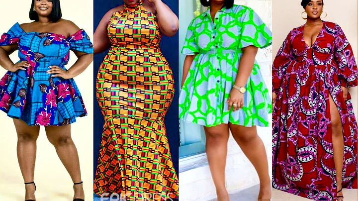 Plus Size Ankara Dress Styles for Ladies /beautiful & Unique Ankara gown styles for plus size ladies
