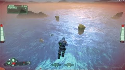 Tribes Ascend - Crossfire - Fly to Rock Outside of Map