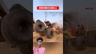 Swaraj 855 ☠️⚡ Vs John Deere ⚡😈 Nishu Deshwal Stunt #nishudaswal​ #shortsviral​ #shorts​