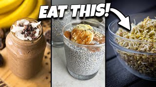 4 Easy Raw Vegan Meals To Increase Muscle Mass And Reverse Aging!!!