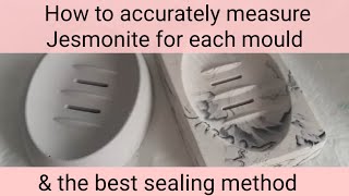 How to measure Jesmonite for every mould. Including best sealing method. ****Giveaway Closed****