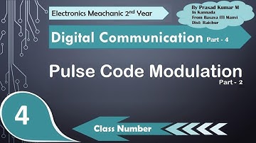 Pulse Code Modulation Part-2| Digital Communication Part-4| Theory| EM 2nd Year| Basava ITI Manvi