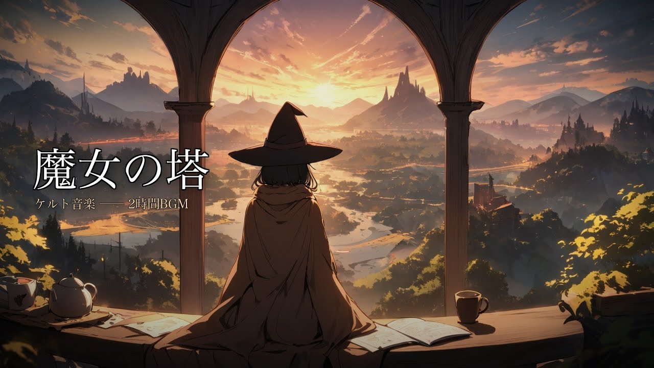 【ケルト音楽/Celtic】魔女の塔・帰還 -The Witch's Tower-【作業用・勉強用・睡眠用BGM 2時間】