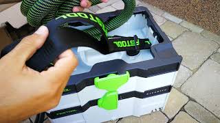 Unpacking / unboxing mobile dust extractor CLEANTEC Festool CTL SYS 575279