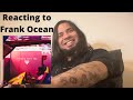 First Time Ever! Listening & Reacting to FRANK OCEAN - Thinkin Bout You (Artist Reacts)