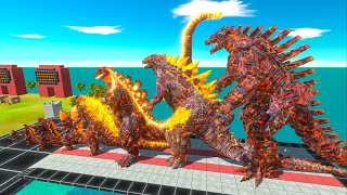 EVOLUTION of MECHAGODZILLA 2021 LAVA Size Comparison VS Team SHIMO GODZILLA 14 Ice Frostbite x KONG by MrTong 15,804 views 4 weeks ago 41 minutes