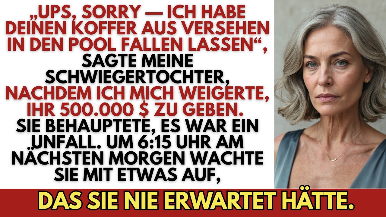 Meine Schwiegertochter Bianca hat nie geputzt, außer wenn sie etwas von mir wollte. Als sie an einem Dienstagmorgen die Küchenarbeitsplatten schrubbte und mir dann mit einem süßen Lächeln...