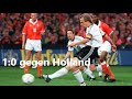 Bundestrainer Berti Vogts und der Auswärtssieg gegen Holland (24.04.1996)