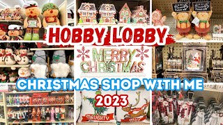 HOBBY LOBBY CHRISTMAS 2023 SHOP WITH ME #christmas2023 #christmasdecor #hobbylobbyshopping