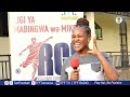 Makocha wa Timu ya Nzega United na Gold City ya Geita wakizungumza kuelekea mchezo wa kesho