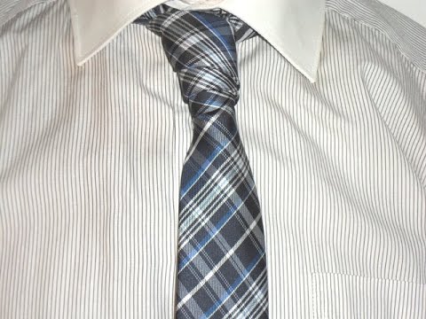 Krawatte binden: Spiralknoten tie a tie Victoria knot