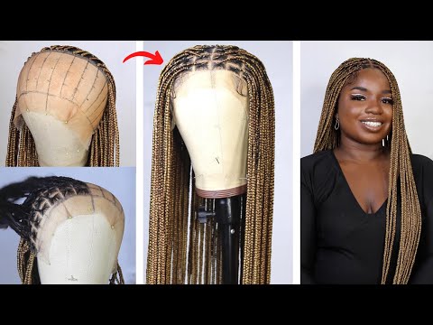 DIY CROCHET KNOTLESS FRONTAL BRAIDED WIG USING EXPRESSION ATTACHMENT