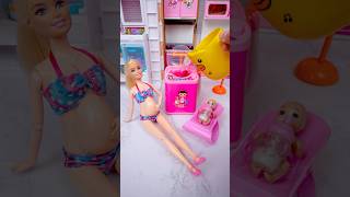 Satisfying Unboxing Barbie Princess &amp; Laundry Playset, ASMR Video #shorts