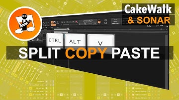 Hoe te splitsen, verwijderen, kopiëren en plakken in Cakewalk (door Bandlab) en Cakewalk Sonar