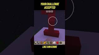 Minecraft New Challenge #short #shorts #minecraft #challenge
