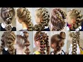 14 ideas braids and hairstyles without braiding! Very EASY and SIMPLE ways!