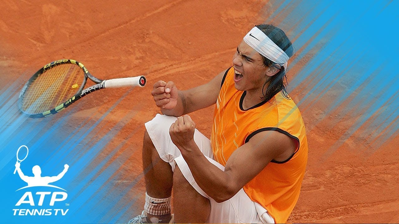 Richard Gasquet vs Rafa Nadal Monte-Carlo 2005 Semi-Final Best Shots and Highlights