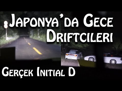 🗾⛰️Japonya Dağlarındaki Gece Driftçileri | 🚔Polis Geldi!👮 | Initial D MYOGI Touge | Gunma | Japonic