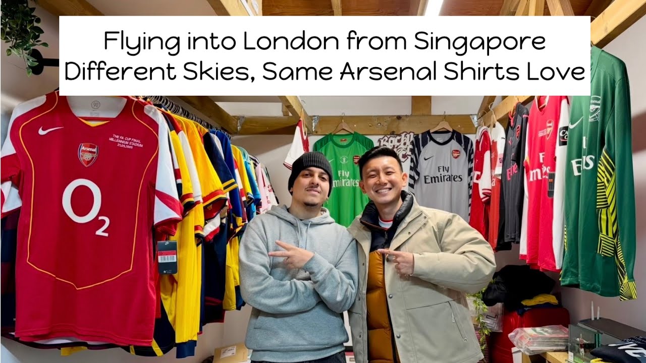 Episode 1: Rockynico x Clement •1990s Match-Issued Arsenal Shirts