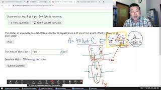Physics 4B - OpenStax University Physics Vol 2, Chapter 8, Problems 25 and 28 (rel. to Prob 26)