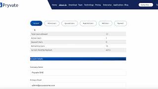 Pryvate Messenger for SMEs - Tutorial - Manage Users screenshot 2