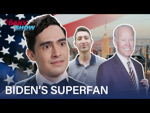 Meet Dakota Galban, Joe Biden’s Biggest Superfan | The Daily Show class=