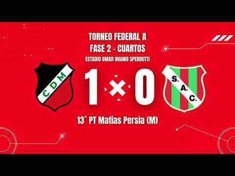 Maipú 1-0 Sp. Las Parejas - Torneo Federal A - Fase 2 4tos