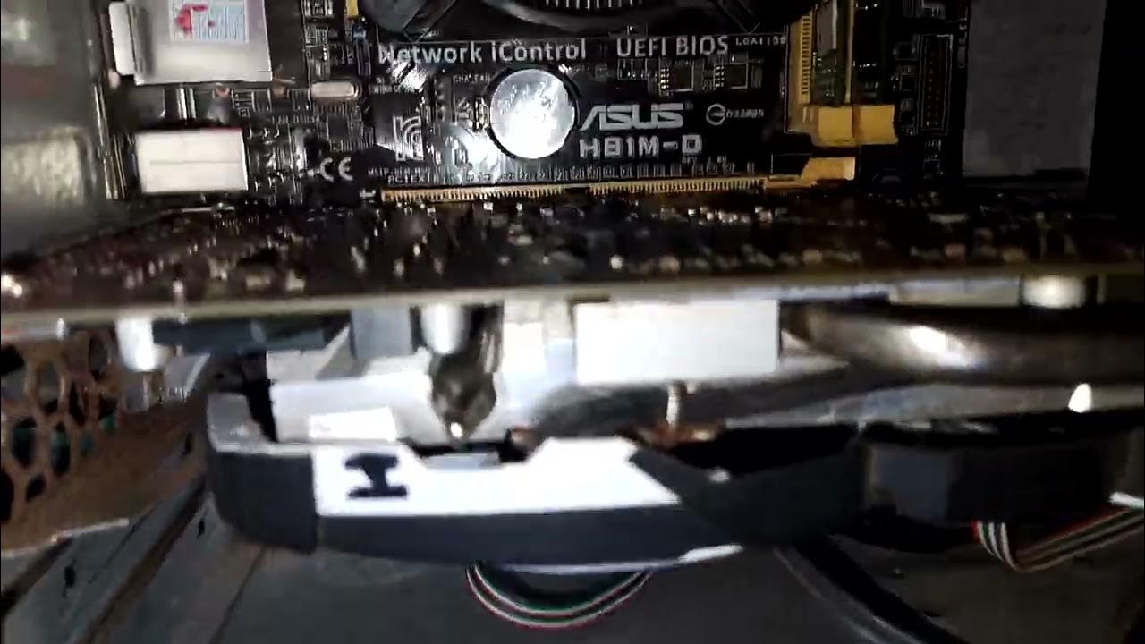 Pc on and Gpu fan not spinning no display? YouTube
