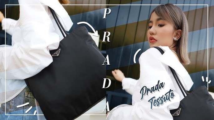 PRADA PADDED NYLON TOTE REVIEW - the best luxury travel tote