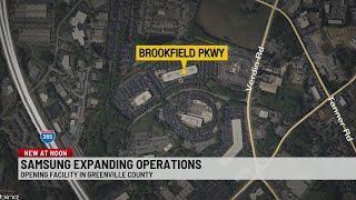 Samsung expands American operations with Greenville County facility