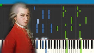 Mozart - Piano Sonata No 1 in C, K 279, 2 Andante - Piano Tutorial – Synthesia