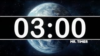 3 Minute Timer with Inspiring & Motivational Music! Countdown Timer for Kids!