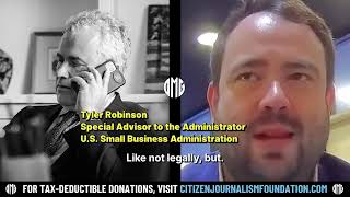 Jeff Zients White House Chief of Staff Picks Up Call From OMG Regarding SBA Special Advisor On Tape