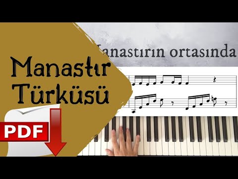 Manastır Türküsü (PİYANO COVER - KARAOKE)