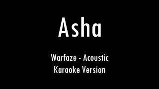 Asha | Warfaze | Acoustic Karaoke With Lyrics | Only Guitar Chords...