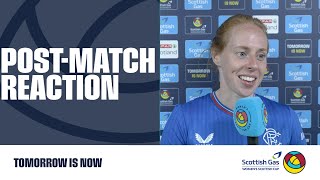 Kathy Hill Post-Match Reaction | Rangers 2-0 Celtic | Scottish Gas Women's Scottish Cup Semi-Final