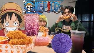 The One Piece Meal From KFC is Any Good eating the Gum Gum devil fruit