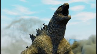 [Blender] Godzilla Roars At Mechagodzilla