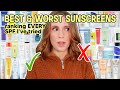 Ranking 50 face sunscreens from worst to best korean mineral tinted drugstore  more