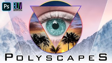 Photoshop: How to Create Powerful POLYSCAPES!