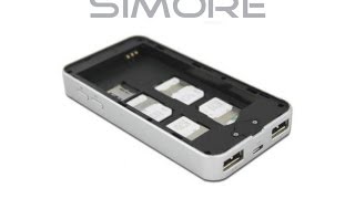 Samsung Galaxy S3 - Bluetooth Multi Sim Adapter - 5 Sim Active For Android & Apple - Powerblue