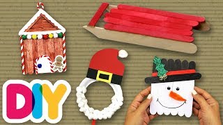 4 Awesome CHRISTMAS CRAFTS you can make right now 🎄 Fast-n-Easy | DIY Labs