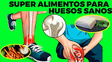 ¿Qué alimentos fortalecen los dientes y los huesos?