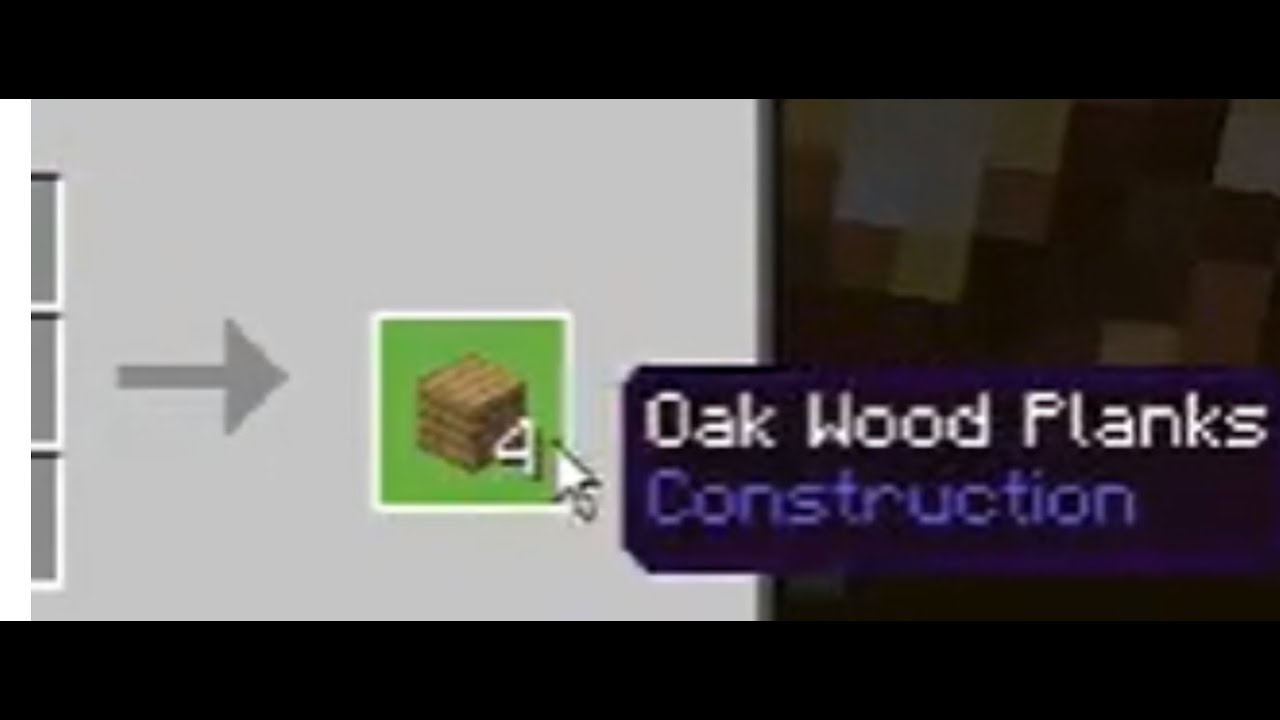 How to make Oak wood planks // Techno brotherz Gaming YouTube
