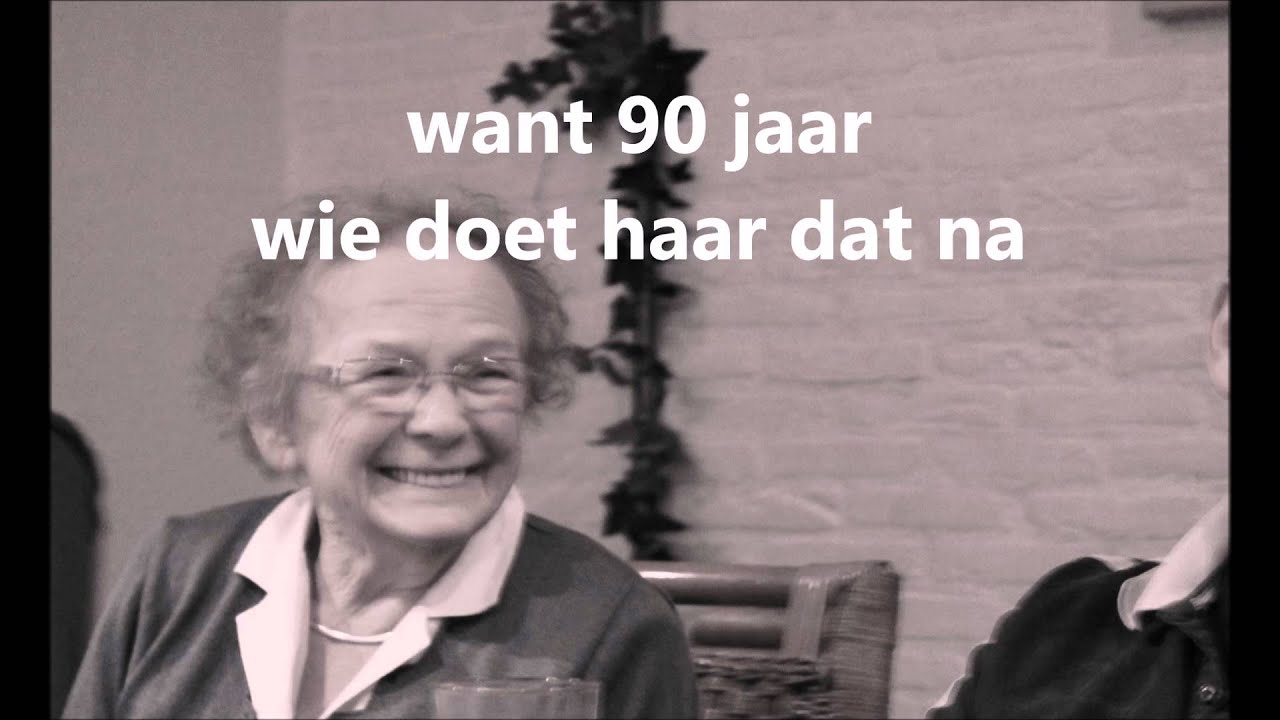 oma rietje 90 jaar - YouTube